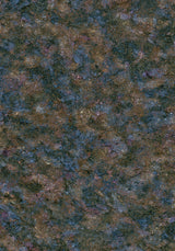 Patina XII — Silt. Very fine dense flecking in dark brown and blue-green. The unframed sheet.