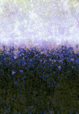 Partitions IV — Lavender. Speckle that runs from pale lilac and white at the top through violet and blue to dark olive at the bottom. The unframed sheet.